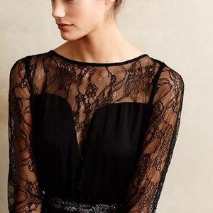 Anthropologie Lace Reverie Jumpsuit